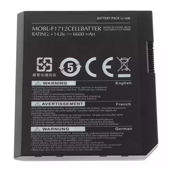 Nagelneuer Akku für DELL Alienware M17x L062056 MOBL-F1712CELL