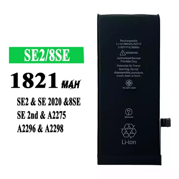 Nagelneuer Akku A2312 für iPhone SE 2 iPhone 8 SE iPhone SE 2020 iPhone 8 SE iPhone SE 2nd