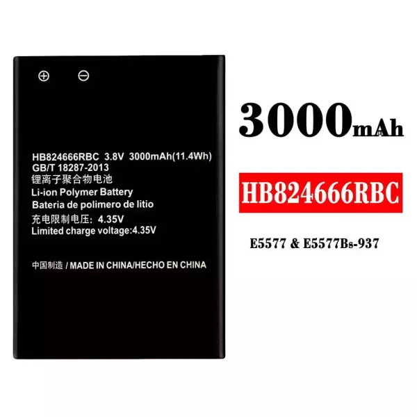 Nagelneuer Akku HB824666RBC für HUAWEI E5577