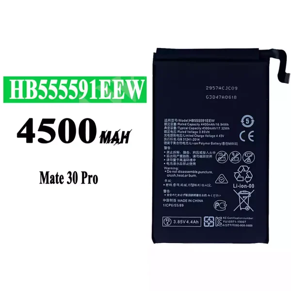 Nagelneuer Akku HB555591EEW für HUAWEI Mate 30 Pro