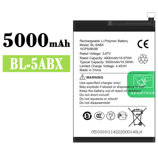 Nagelneuer Akku BL-5ABX für Infinix