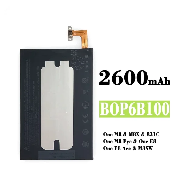 Nagelneuer Akku B0P6B100 BOP6B100 für HTC One M8 / One E8