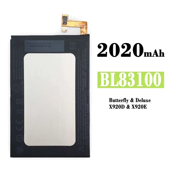 Nagelneuer Akku BL83100 für HTC Butterfly