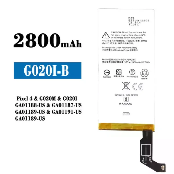 Nagelneuer Akku G020I-B für Google Pixel 4