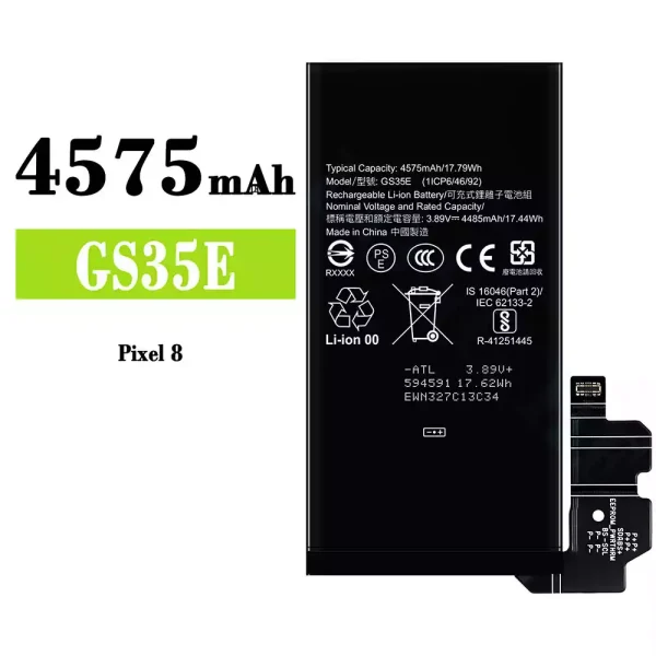 Nagelneuer Akku GS35E für Google Pixel 8