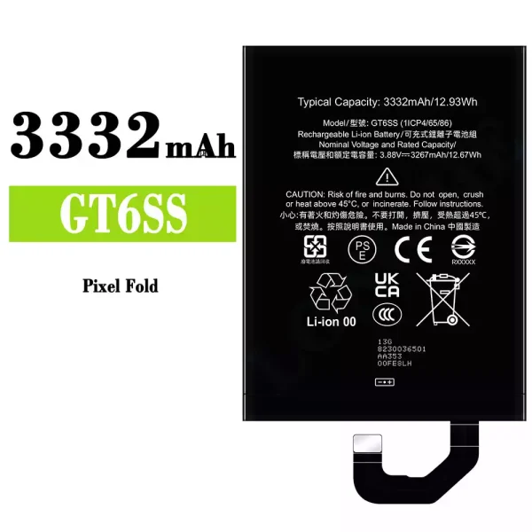 Nagelneuer Akku GT6SS für Google Pixel Fold