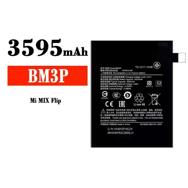 Nagelneuer Akku BM3P für Xiaomi Mi MIX Flip