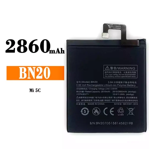Nagelneuer Akku BN20 für Xiaomi Mi 5C