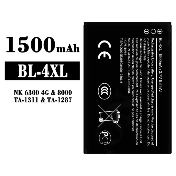 Nagelneuer Akku BL-4XL für Nokia NK 6300 4G/8000