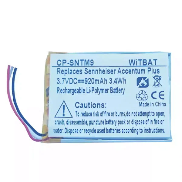 Nagelneuer Akku für Kopfhörer Sennheiser ACCENTUM,ACCENTUM  Plus