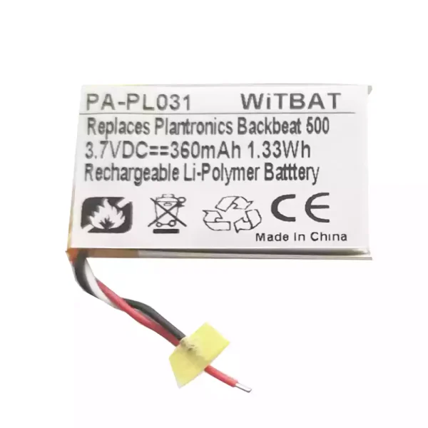 Nagelneuer Akku für Kopfhörer Plantronics BackBeat 500,Plantronics VOYAGER 5200,LSSP552631SA