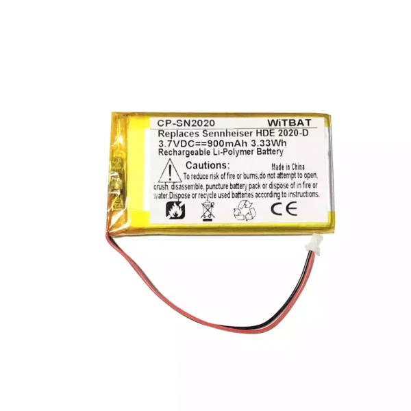 Nagelneuer Akku für Kopfhörer Sennheiser HDE 2020-D,HDE 2020-D II,HDE 2020-II