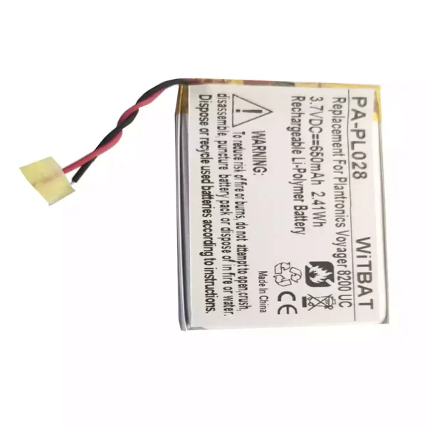 Nagelneuer Akku für Kopfhörer Plantronics Voyager 8200 UC,PLANTRONICS K100,PR-423350