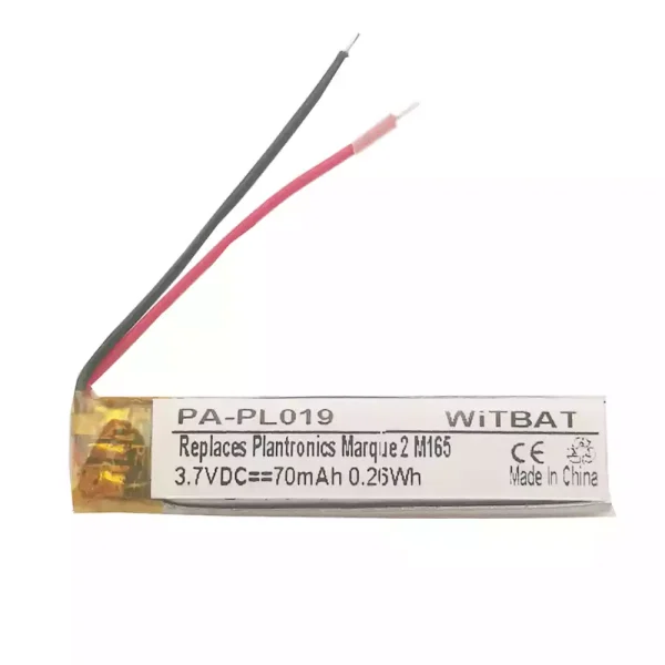 Nagelneuer Akku für Kopfhörer Plantronics Marque 2 M165,M180 LSSP321036AB
