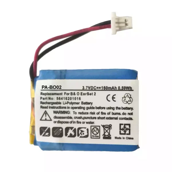 Nagelneuer Akku für Kopfhörer Bang & Olufsen EarSet 2,56416201016