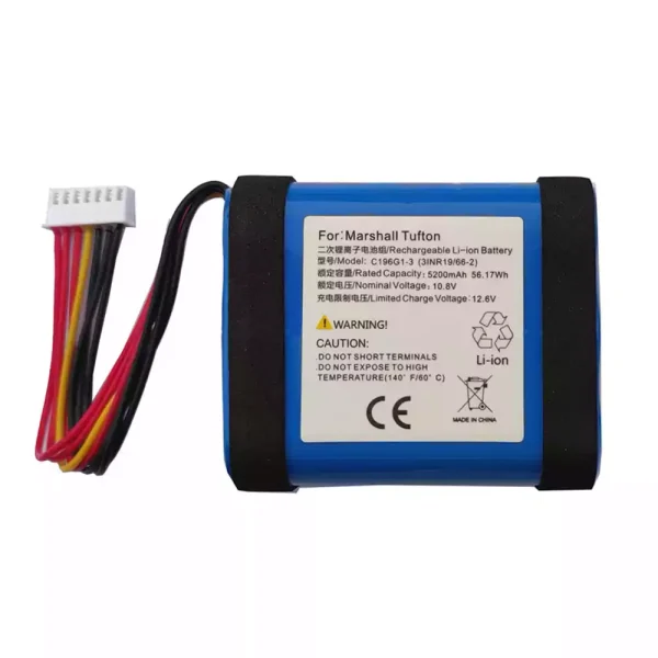 Nagelneuer Akku für Lautsprecher Marshall Tufton,C196G1