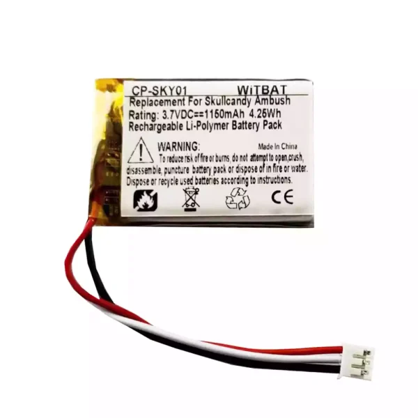 Nagelneuer Akku für Lautsprecher Skullcandy Ambush,Skullcandy Barricade Mini,Skullcandy Venue