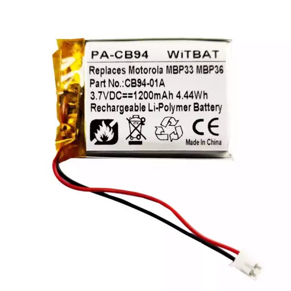 Nagelneuer Akku für Lautsprecher Motorola Sonic Play 100,MBP33,MBP36,CB94-01A