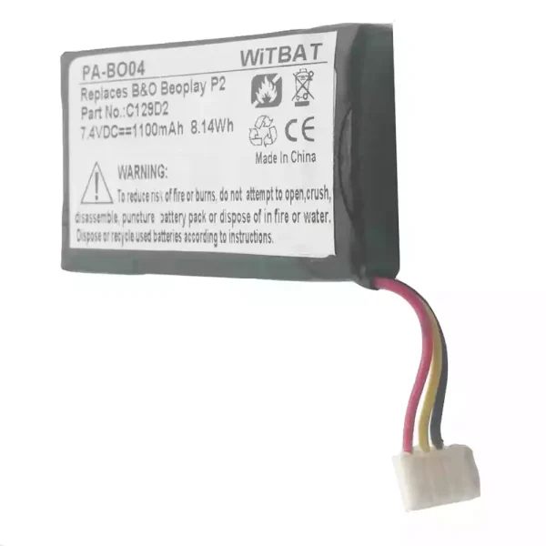 Nagelneuer Akku für Lautsprecher Bang & Olufsen BeoPlay P2,C129D2