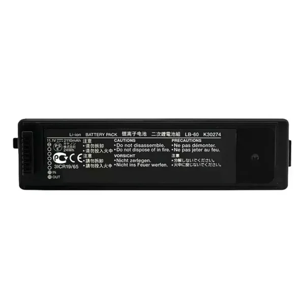Nagelneuer Akku für Canon LP100,LP110,LB-60 LK-62