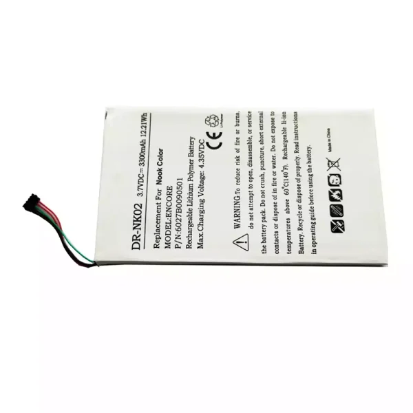 Nagelneuer Akku für Barnes & Noble Nook Color,6027B0090501